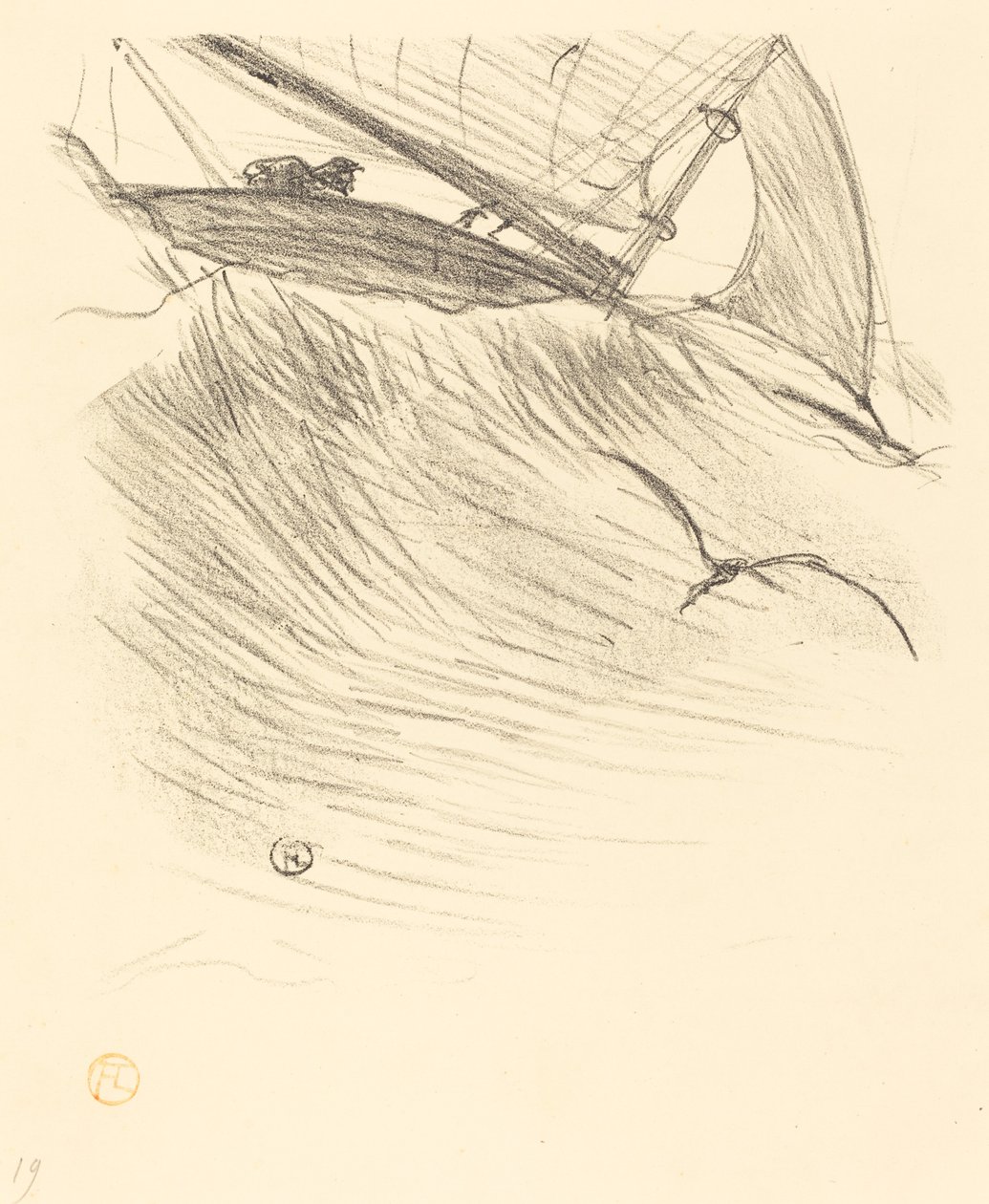 The Sea Swallows, 1895 by Henri de Toulouse Lautrec