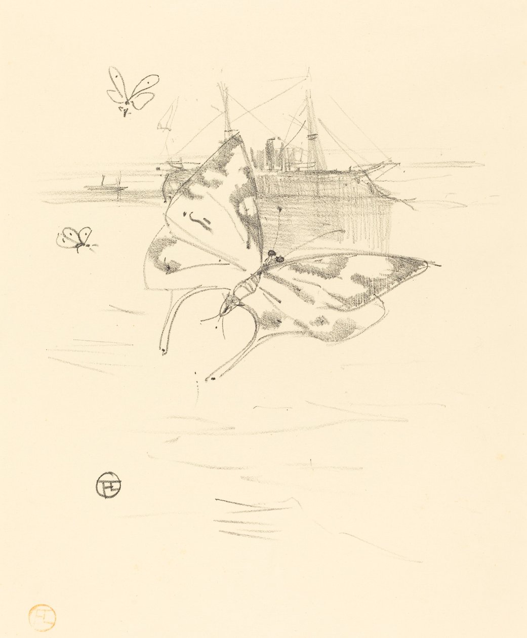 The Butterflies by Henri de Toulouse Lautrec