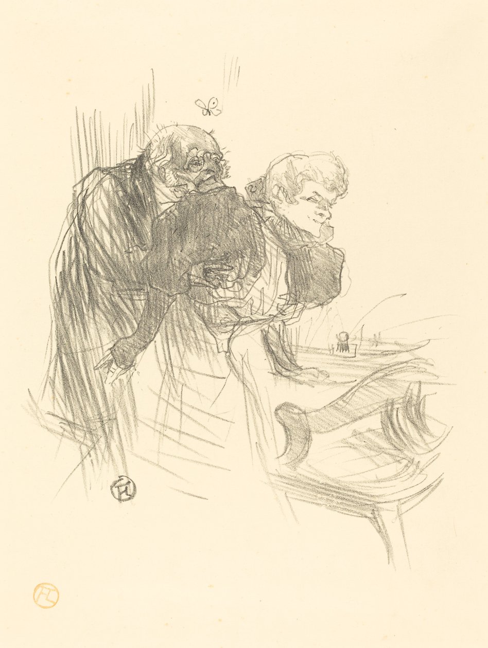 The Old Butterflies, 1895 by Henri de Toulouse Lautrec