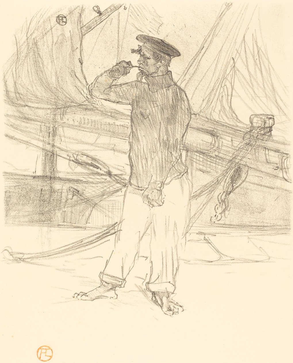 The Smoked Herring by Henri de Toulouse Lautrec