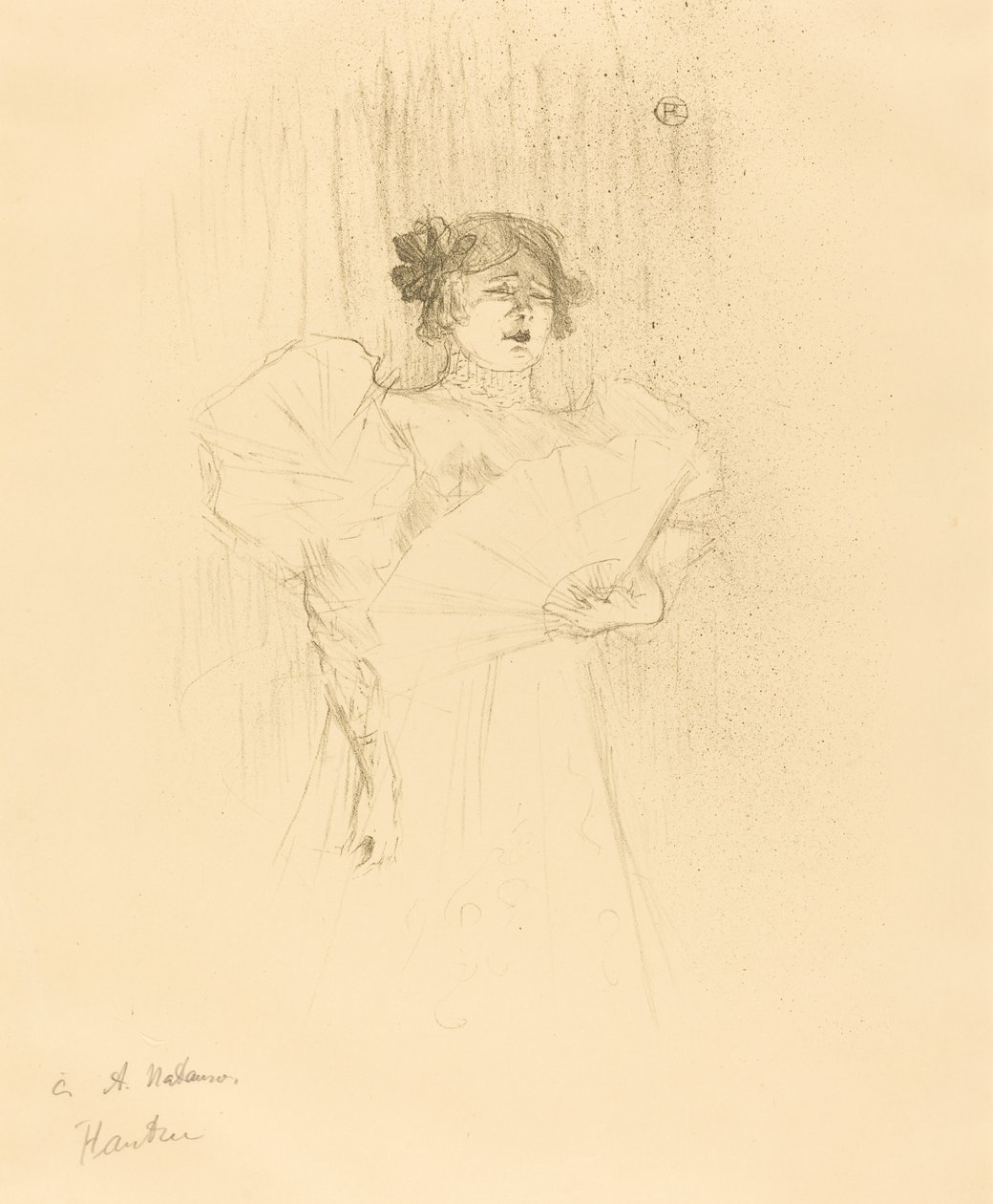 Luce Myres Full Face by Henri de Toulouse Lautrec