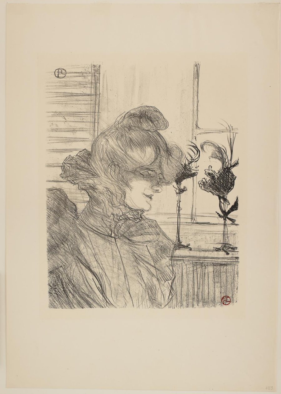 Madame Le Margoin, Milliner by Henri de Toulouse Lautrec