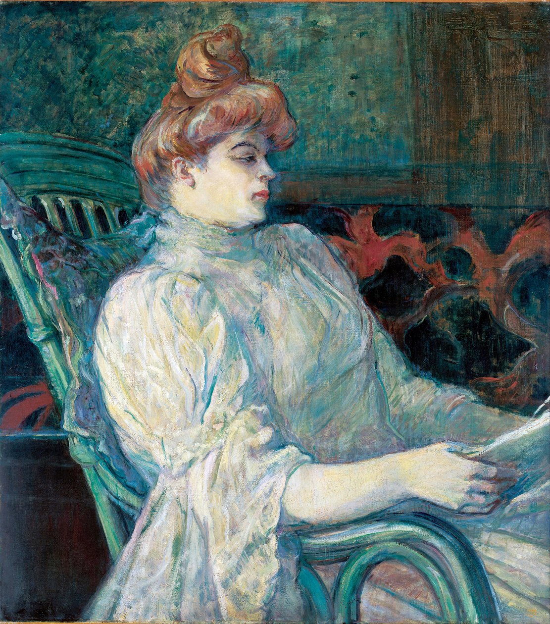 Madame Marthe X. in Bordeaux by Henri de Toulouse Lautrec