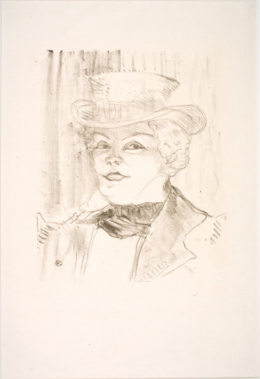 Madame Réjane by Henri de Toulouse Lautrec