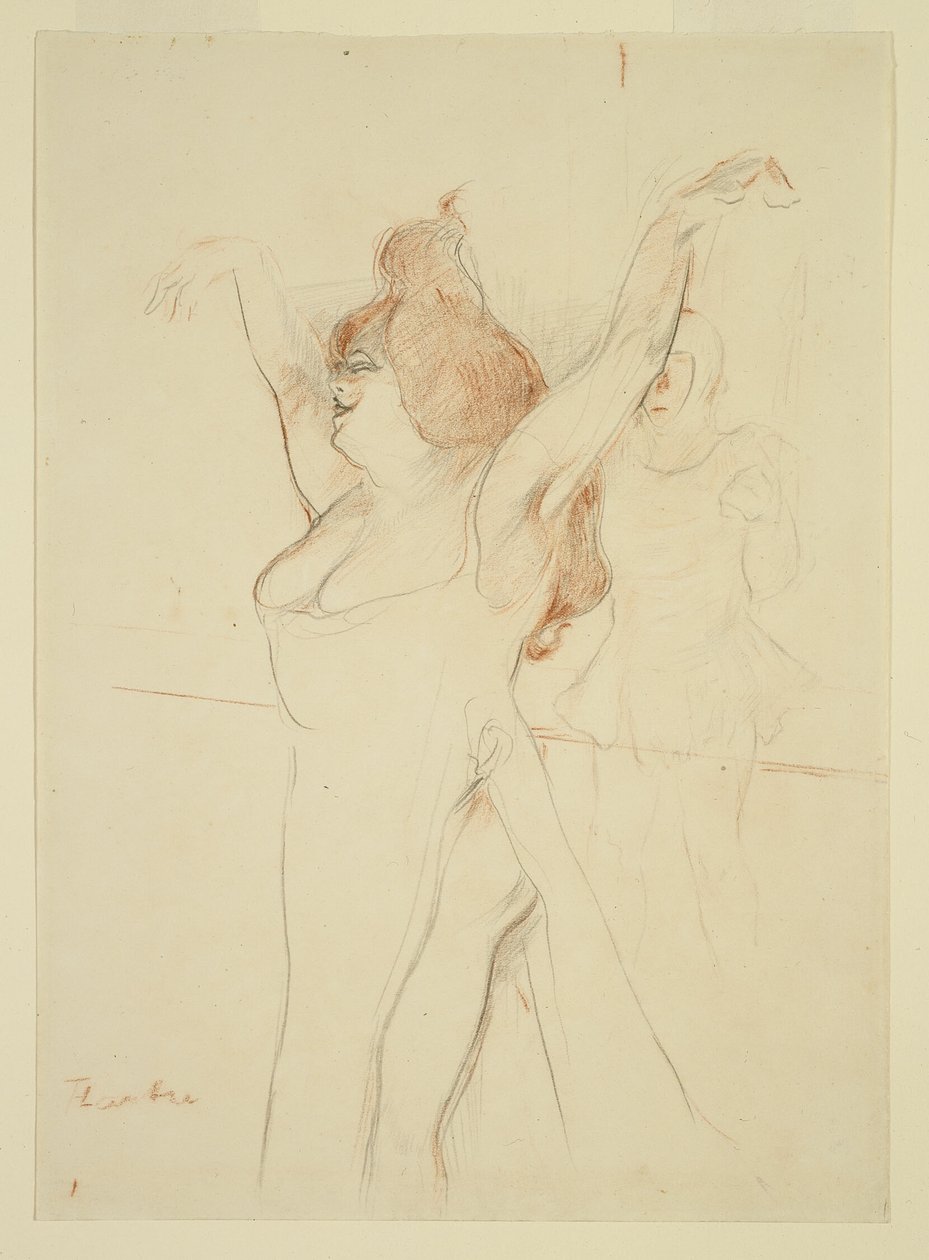Mademoiselle Cocyle as Helen of Troy in La Belle Helene by Henri de Toulouse Lautrec