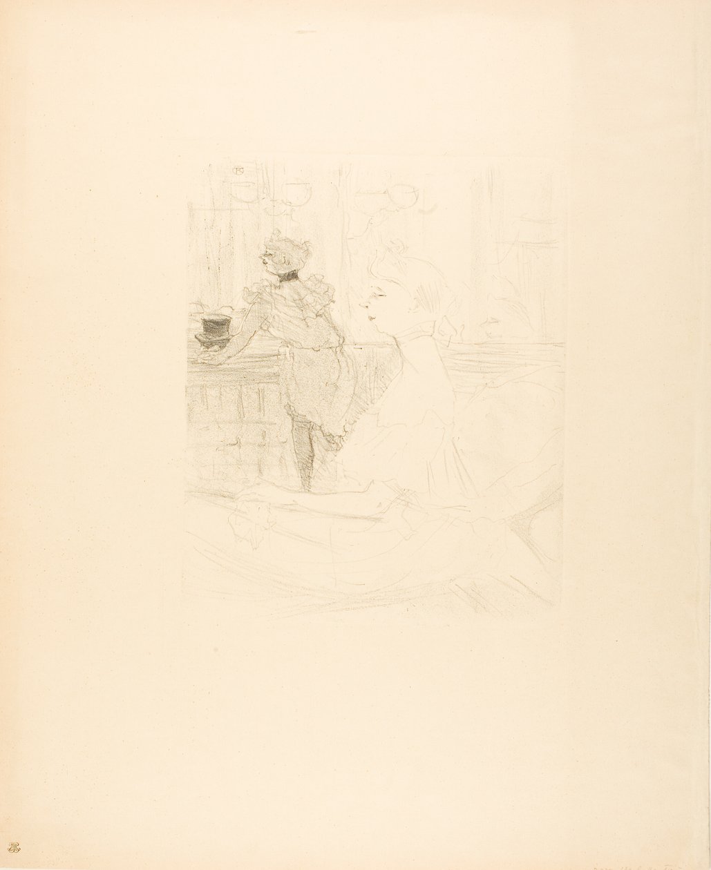 Mademoiselle Leconte by Henri de Toulouse Lautrec