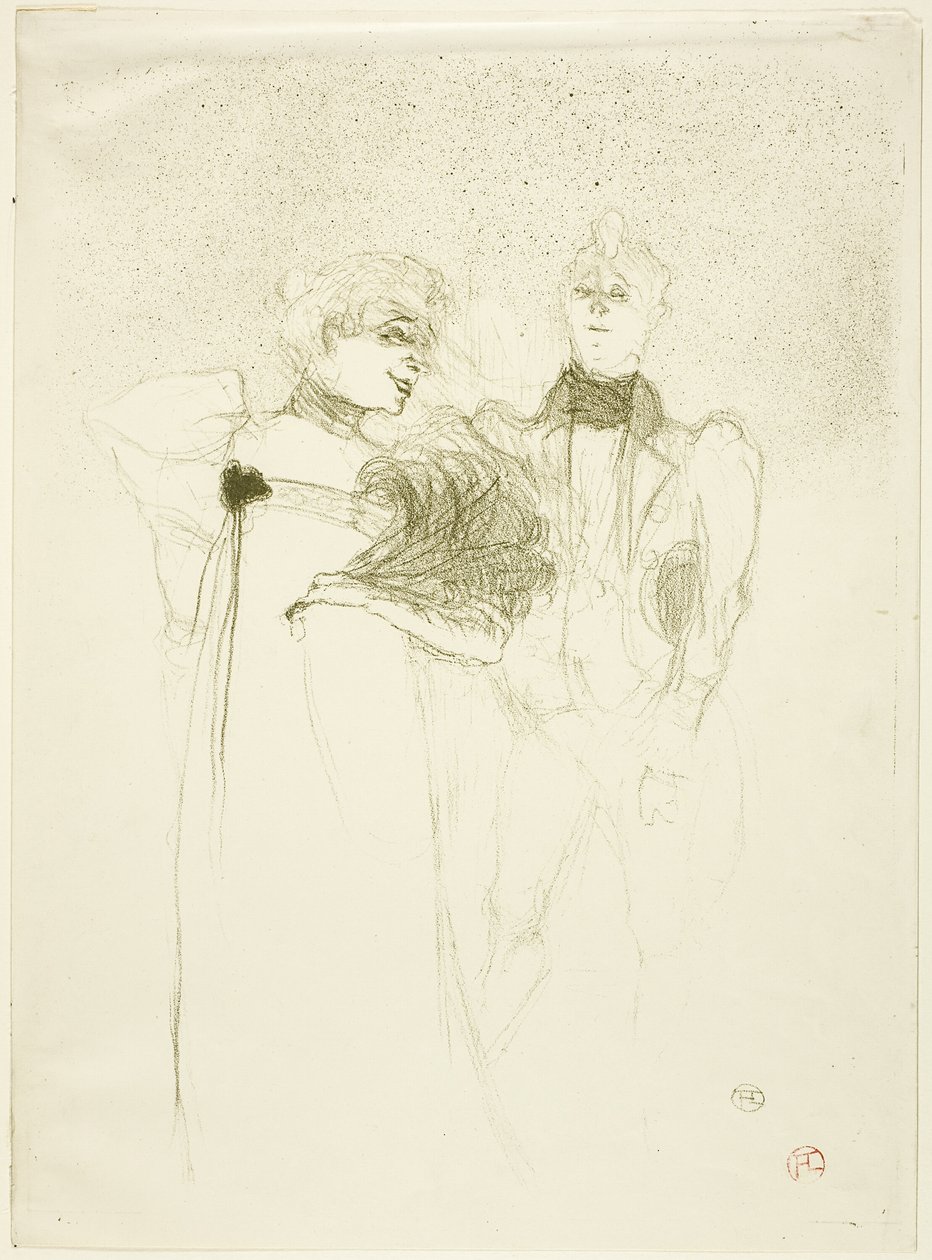Mademoiselle Lender, in Madam Satan by Henri de Toulouse Lautrec