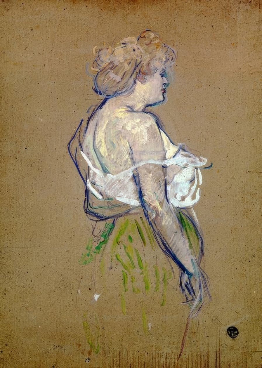 Mademoiselle Lucie Bellanger by Henri de Toulouse Lautrec