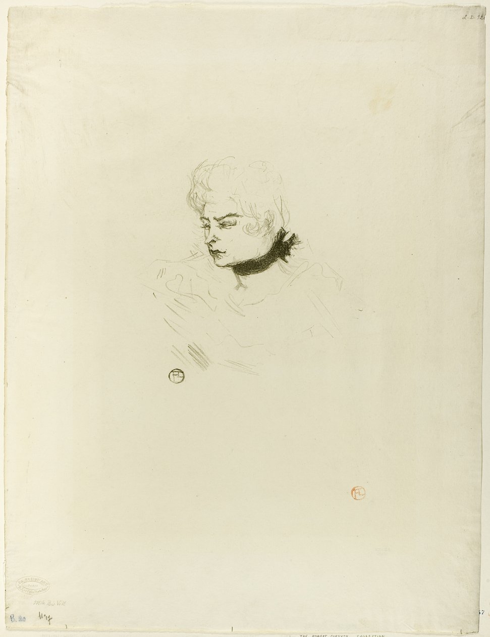 Miss Green Peas by Henri de Toulouse Lautrec