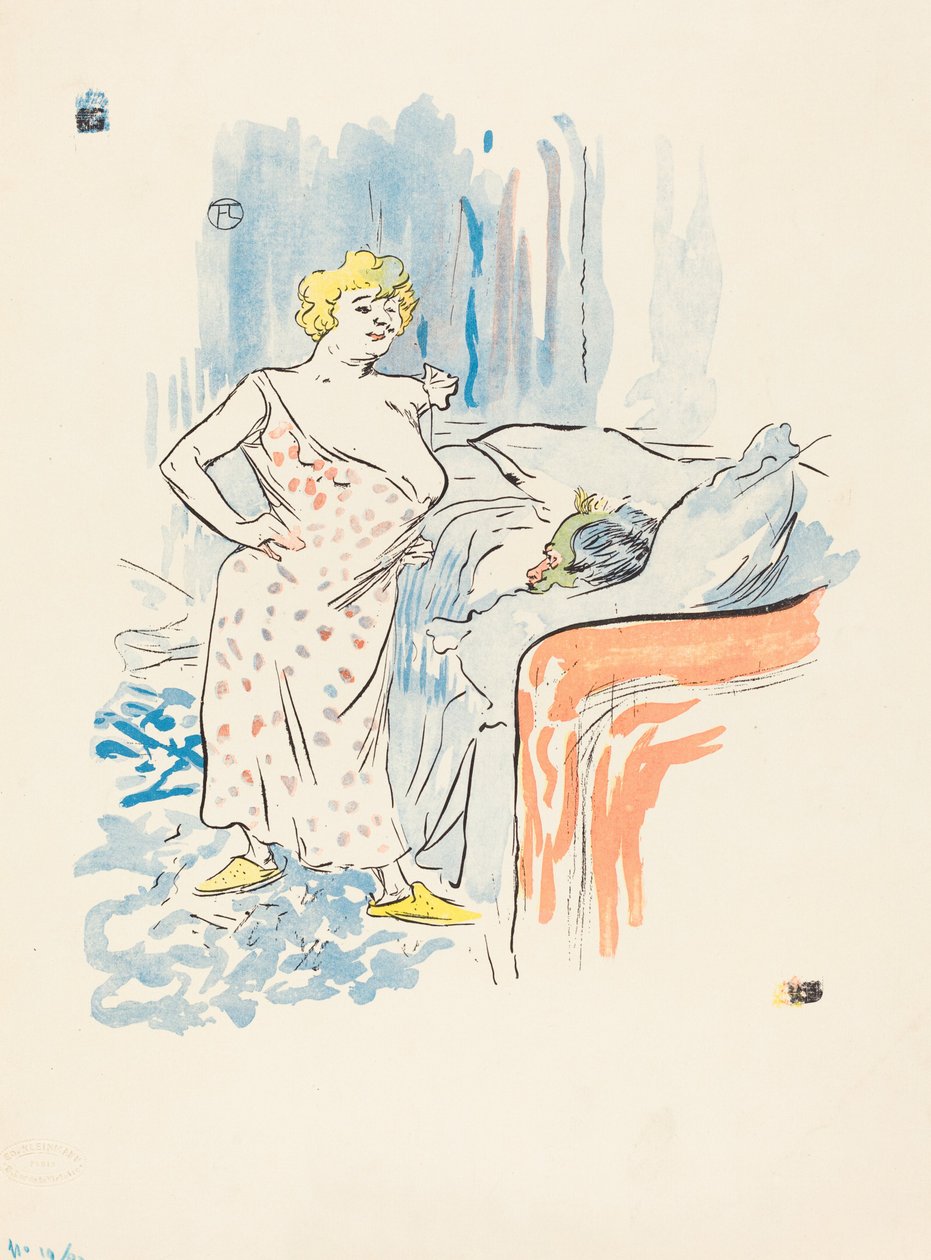 Man and Woman by Henri de Toulouse Lautrec