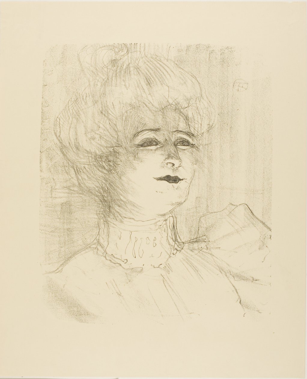 Marie-Louise Marsy, from Thirteen Lithographs by Henri de Toulouse Lautrec