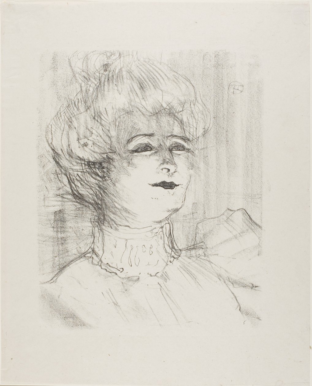 Marie-Louise Marsy, from Thirteen Lithographs by Henri de Toulouse Lautrec