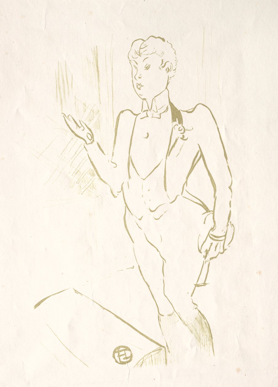 Mary Hamilton by Henri de Toulouse-Lautrec