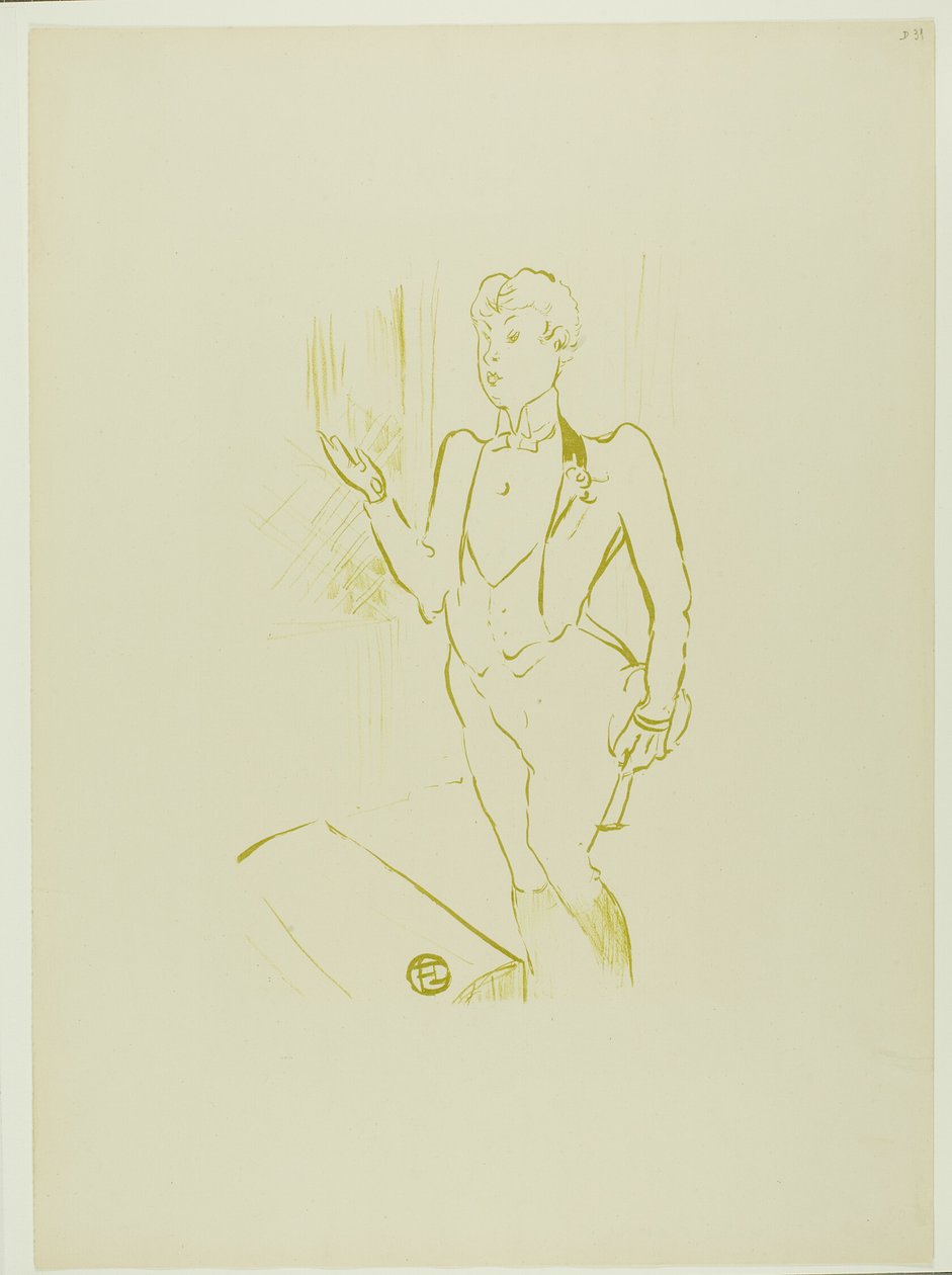 Mary Hamilton, from Le Café-Concert by Henri de Toulouse Lautrec