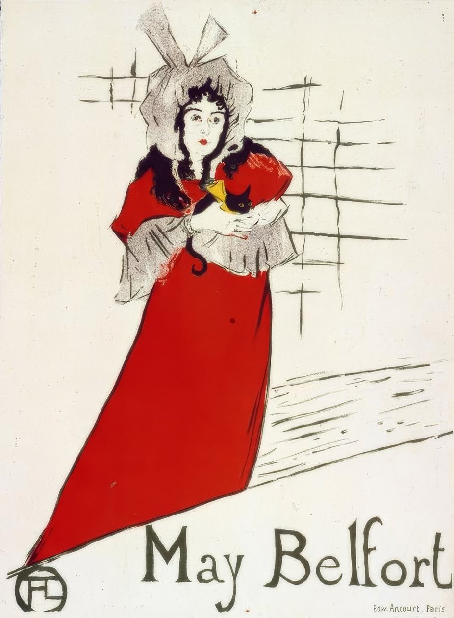 May Belfort by Henri de Toulouse Lautrec