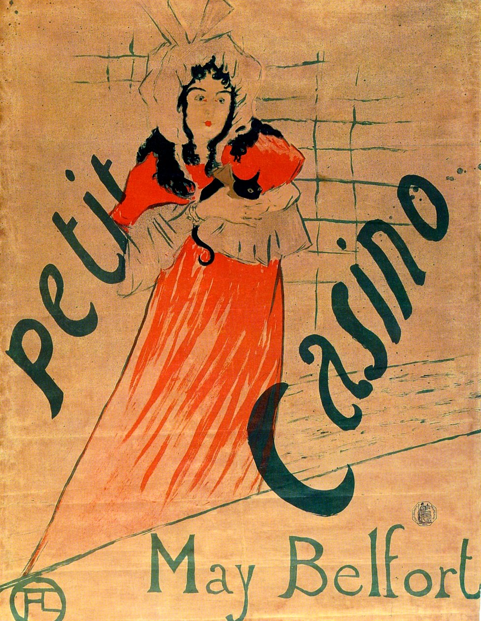 May Belfort, Petit Casino by Henri de Toulouse Lautrec