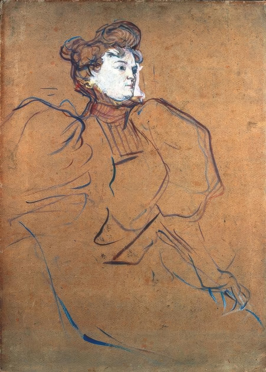 Misia Natanson by Henri de Toulouse Lautrec