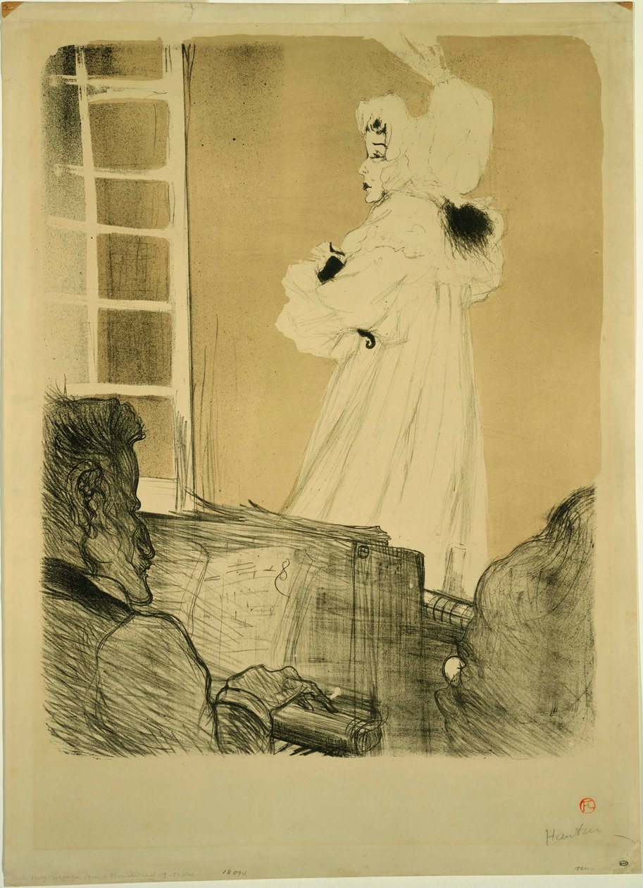 Miss May Belfort (State I) by Henri de Toulouse Lautrec