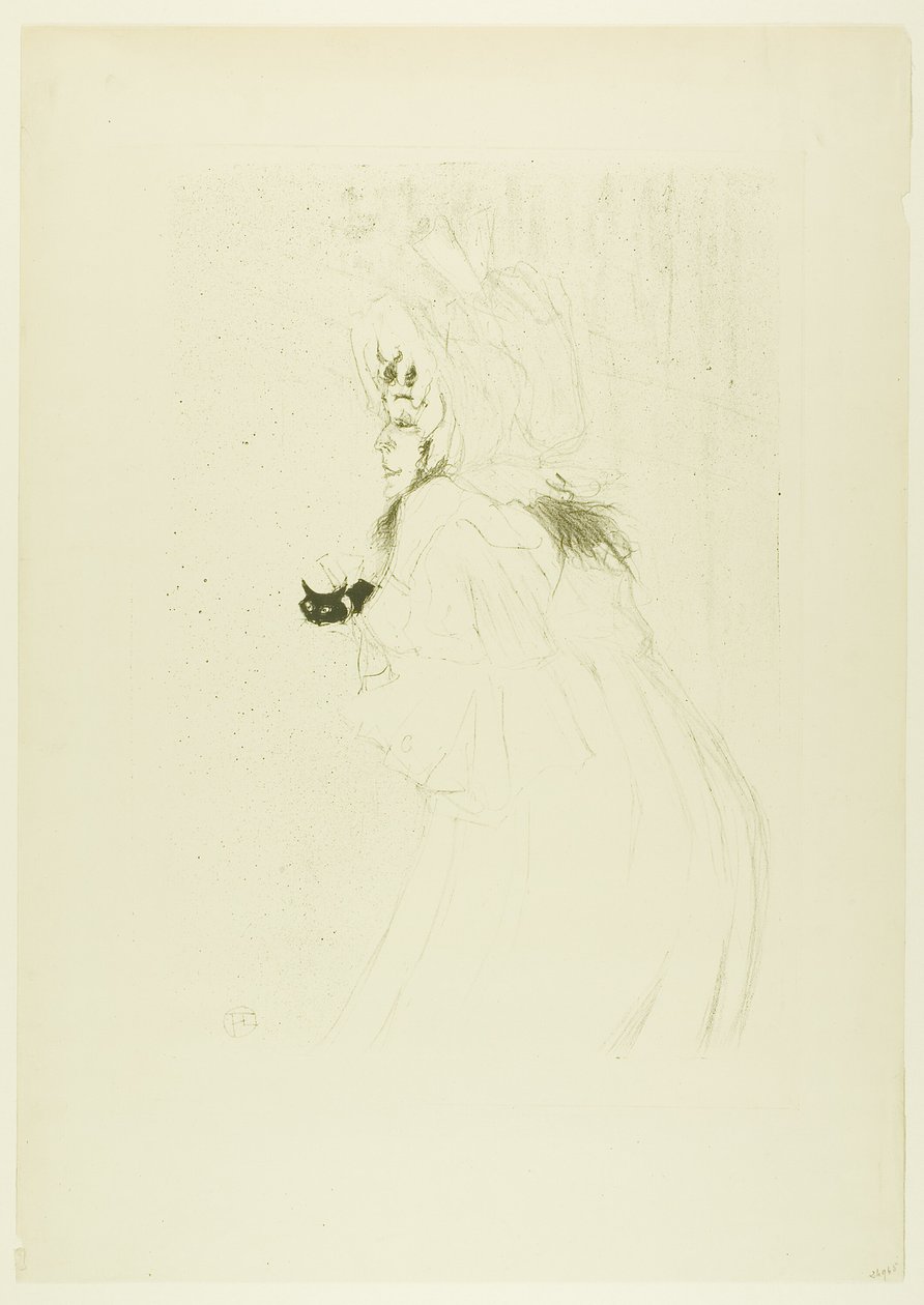 Miss May Belfort Taking a Bow by Henri de Toulouse Lautrec