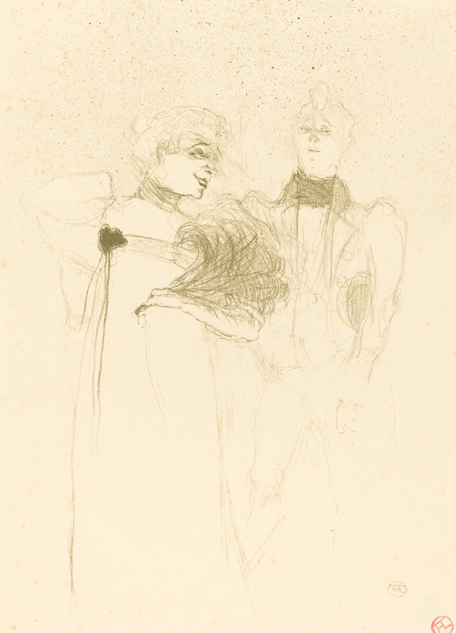 Mlle. Lender in Madame Satan by Henri de Toulouse Lautrec