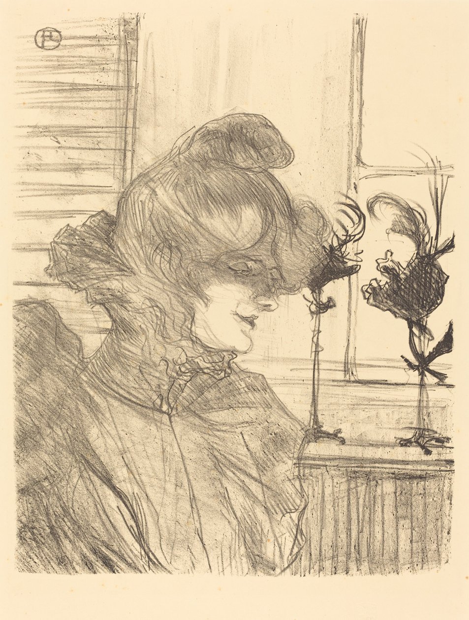 Mme. Le Marguoin, Milliner, 1900 by Henri de Toulouse Lautrec