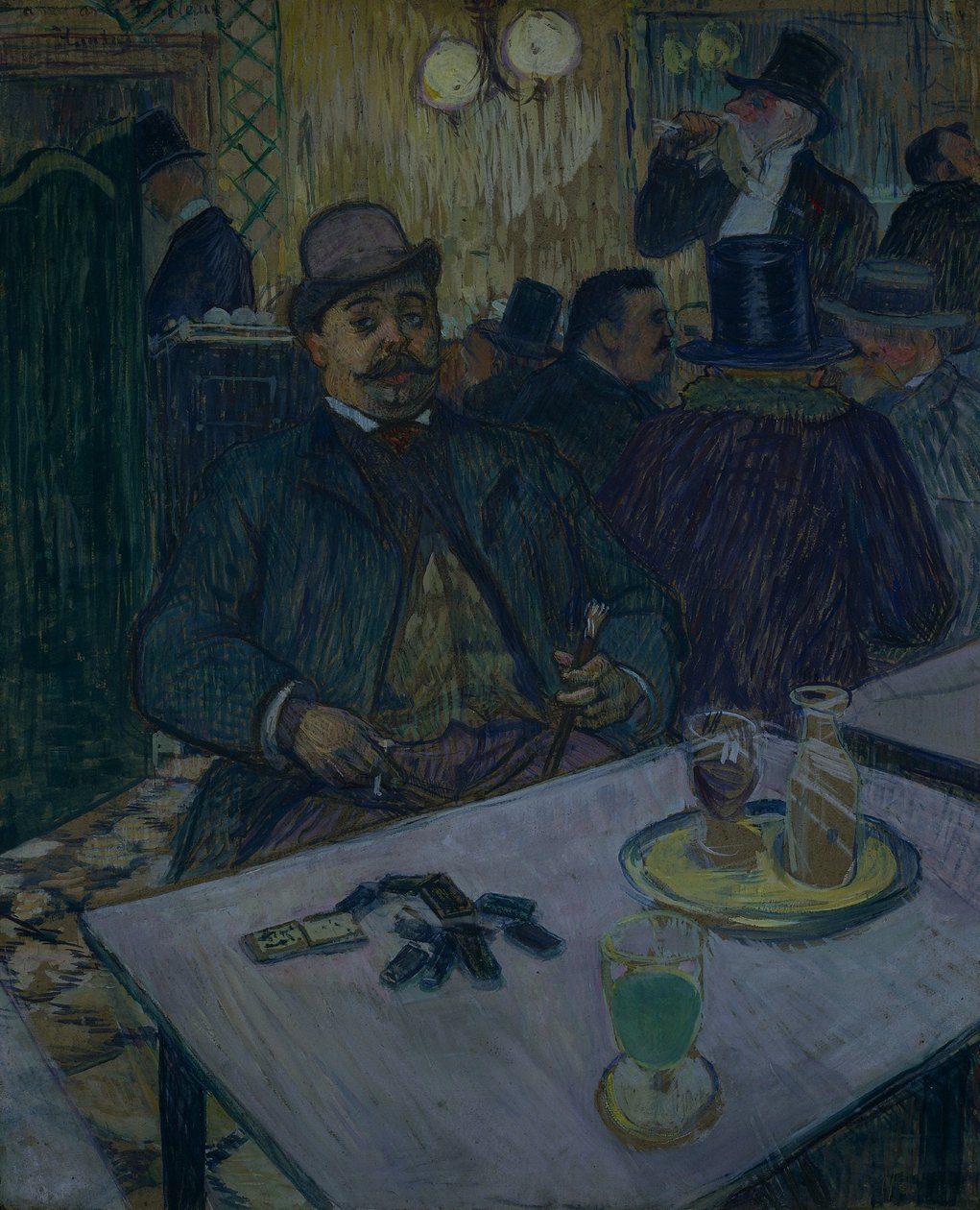 Monsieur Boileau at the Café by Henri de Toulouse Lautrec