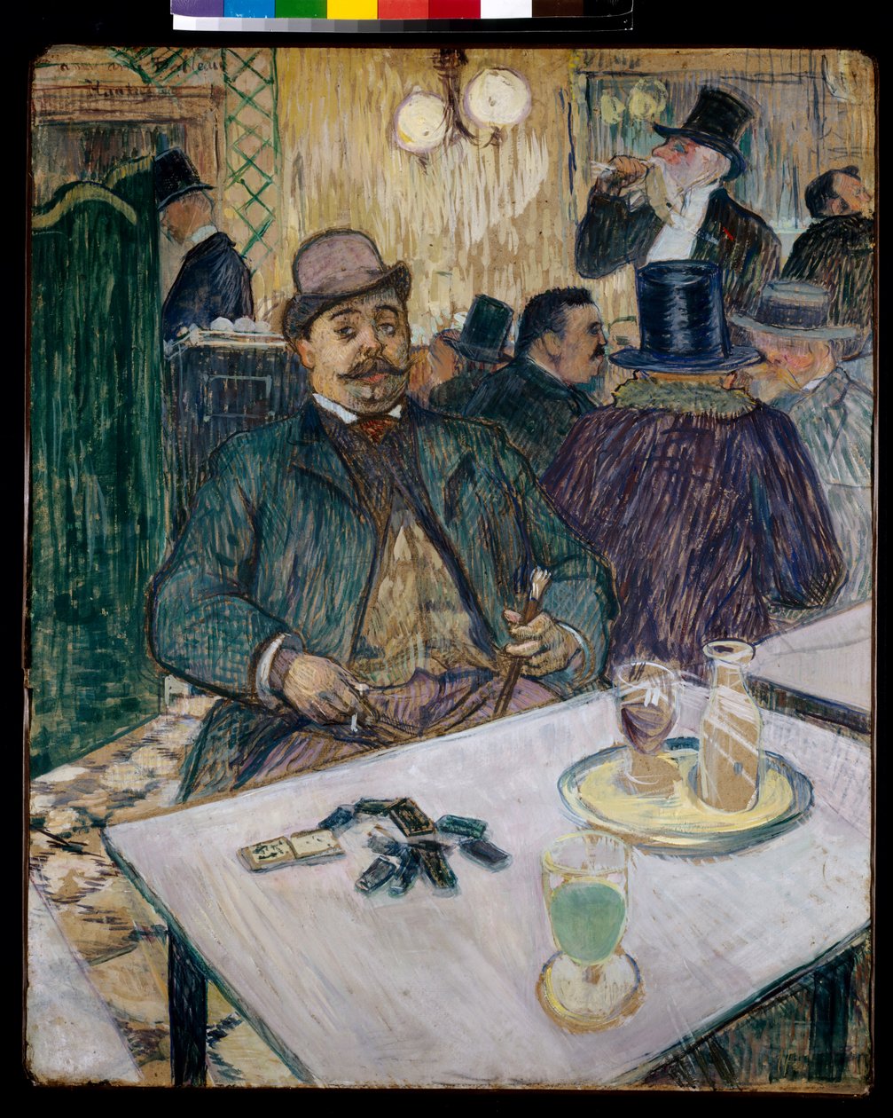 Monsieur Boileau at the Cafe by Henri de Toulouse Lautrec