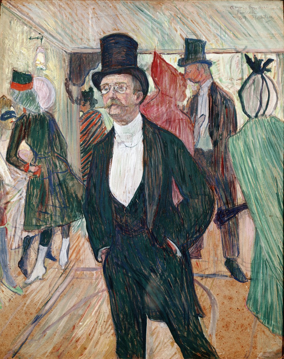 Monsieur Fourcade by Henri de Toulouse-Lautrec