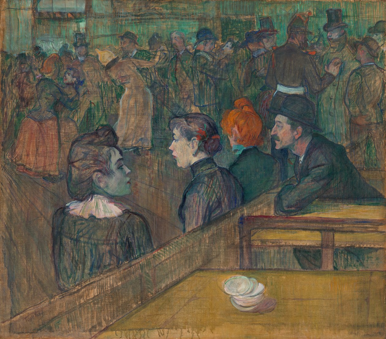Moulin de la Galette, 1889 by Henri de Toulouse Lautrec