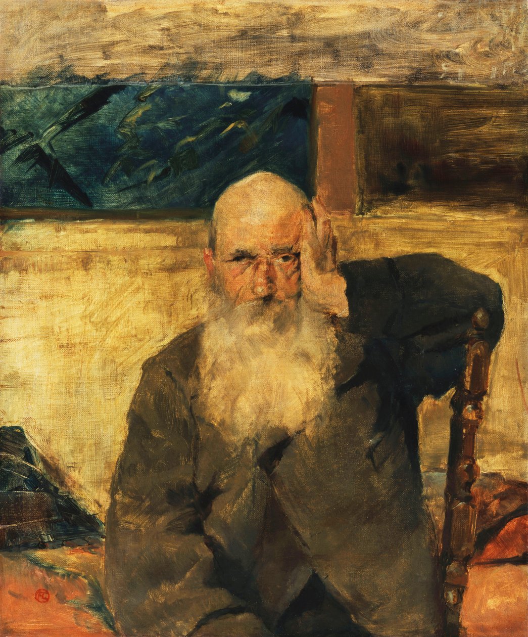Old Man at Celyran by Henri de Toulouse Lautrec