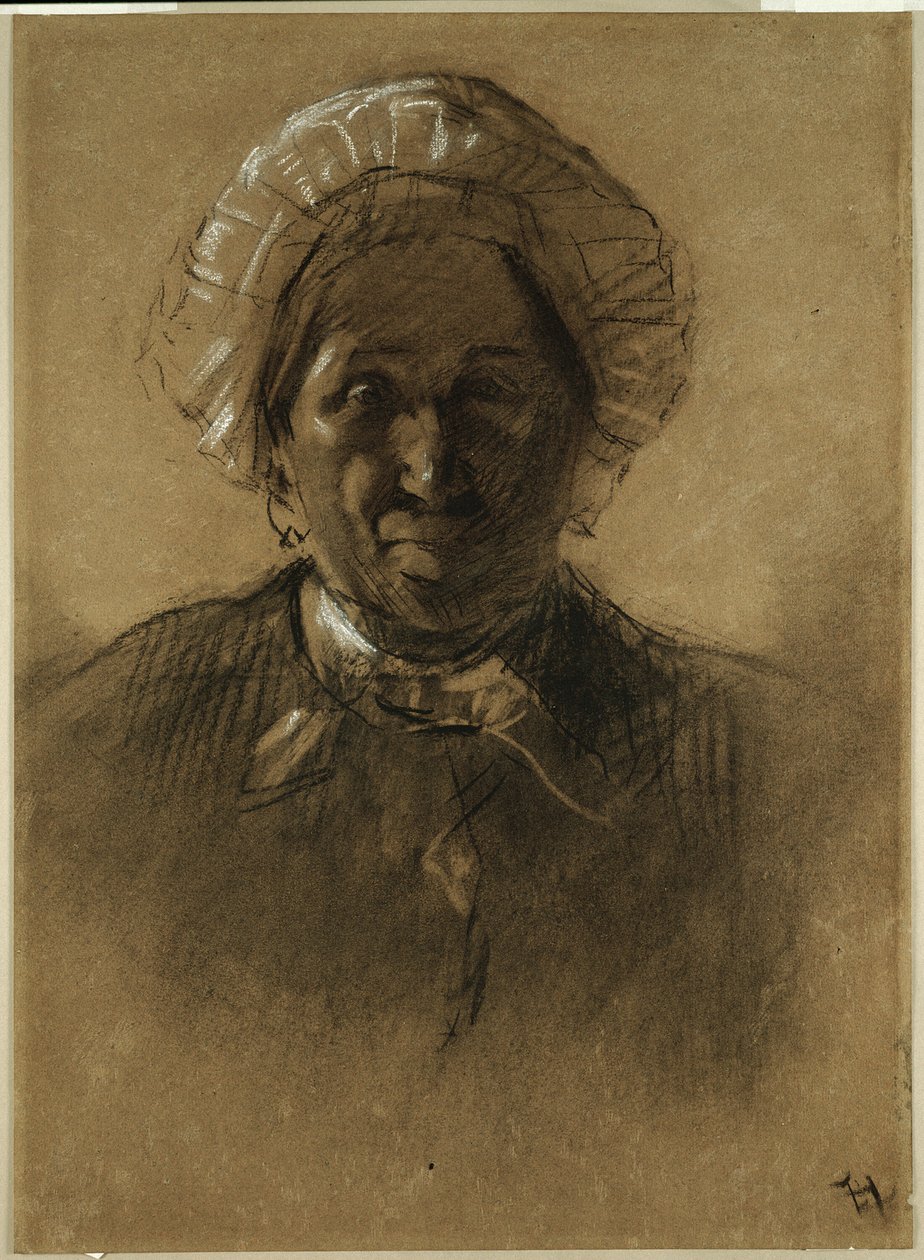 Old Woman by Henri de Toulouse Lautrec