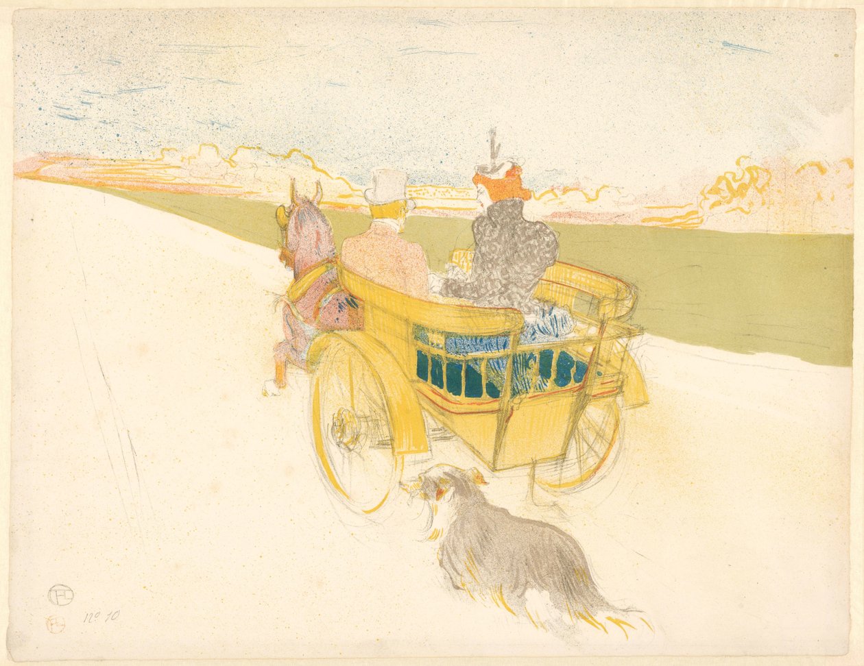 Country Outing by Henri de Toulouse Lautrec