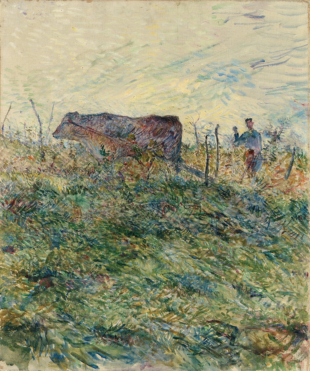 Ploughing in the Vineyard, 1883 by Henri de Toulouse Lautrec