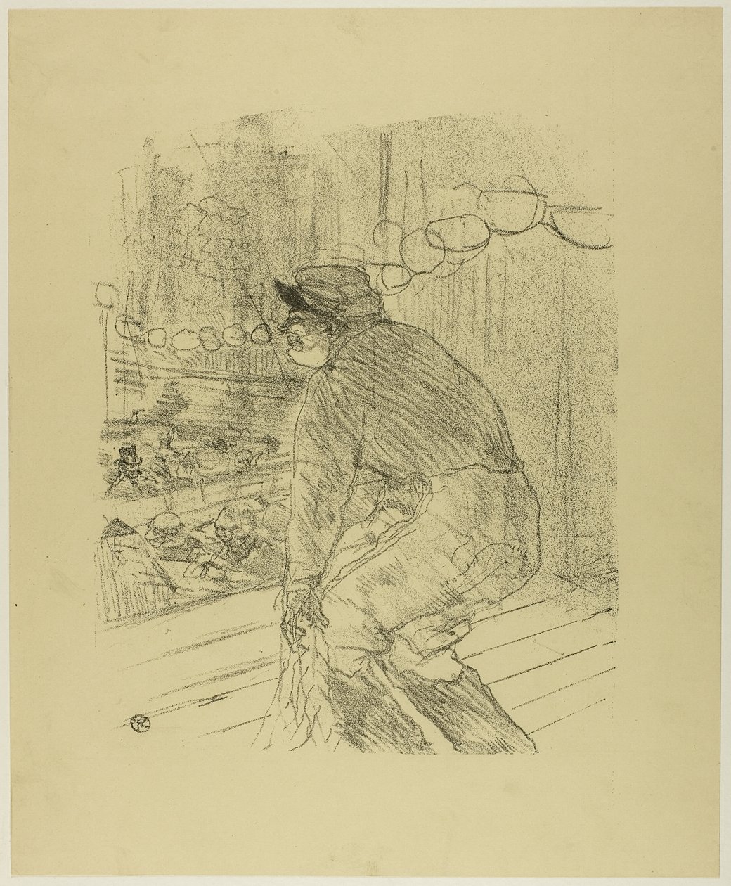 Polin, from Thirteen Lithographs by Henri de Toulouse Lautrec
