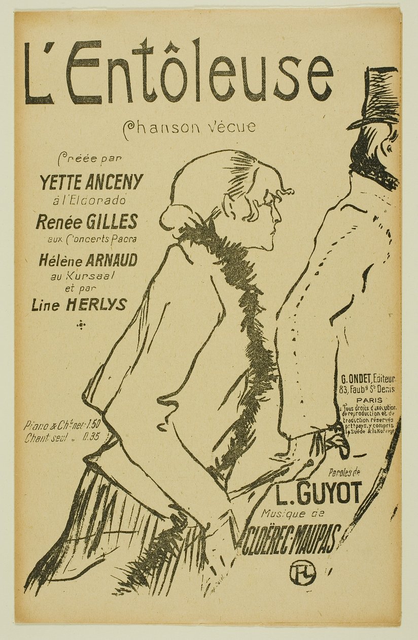 Poor Street-Walker! by Henri de Toulouse Lautrec