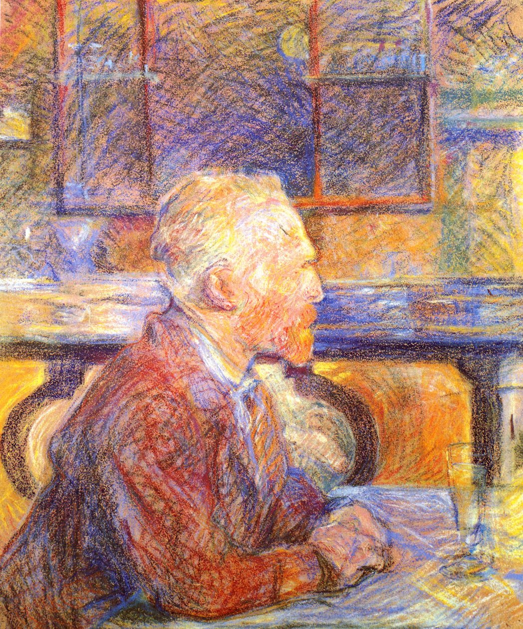 Portrait of Vincent van Gogh by Henri de Toulouse Lautrec