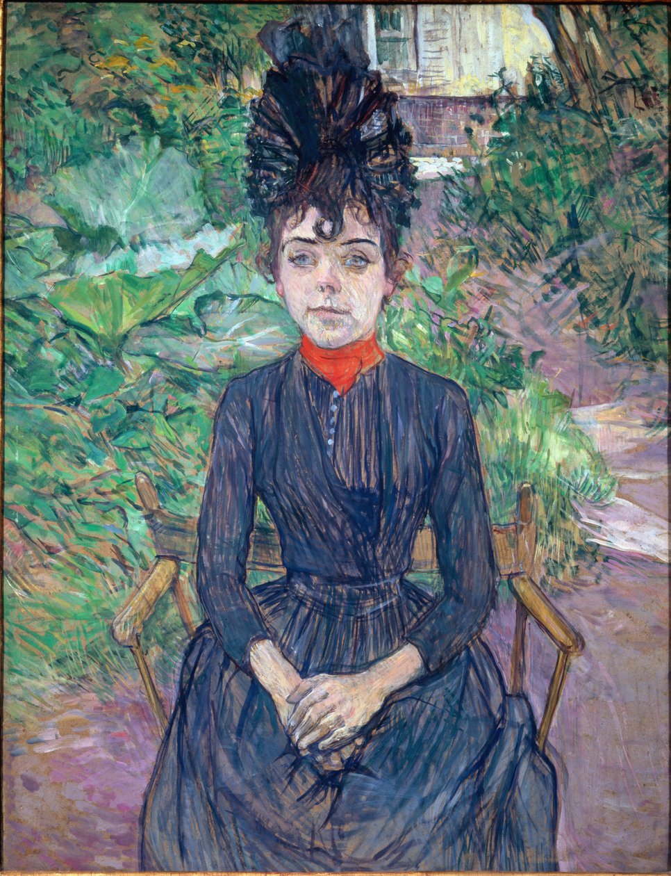 Portrait of Justine Dieuhl by Henri de Toulouse Lautrec