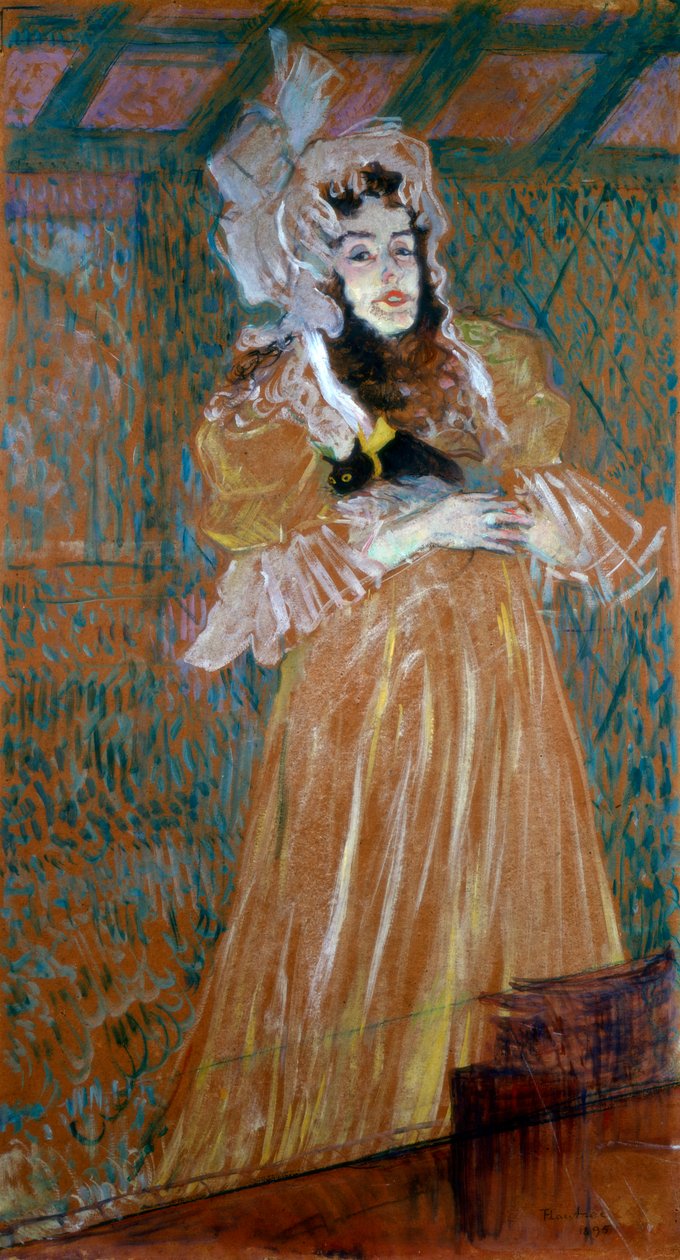 Portrait of Miss May Belfort, 1895 by Henri de Toulouse Lautrec