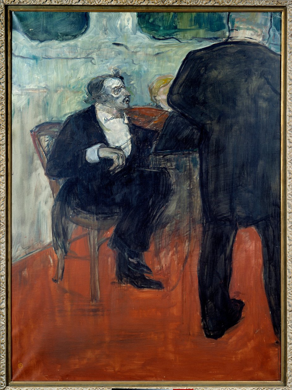 Portrait of the Violinist Jean Baptiste Charles Dancla (1817-1907) by Henri de Toulouse Lautrec