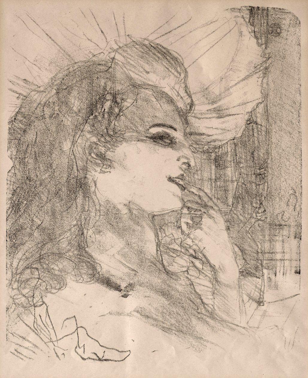 Portraits of Actors and Actresses: Thirteen Lithographs: Anna Held, 1898 by Henri de Toulouse Lautrec