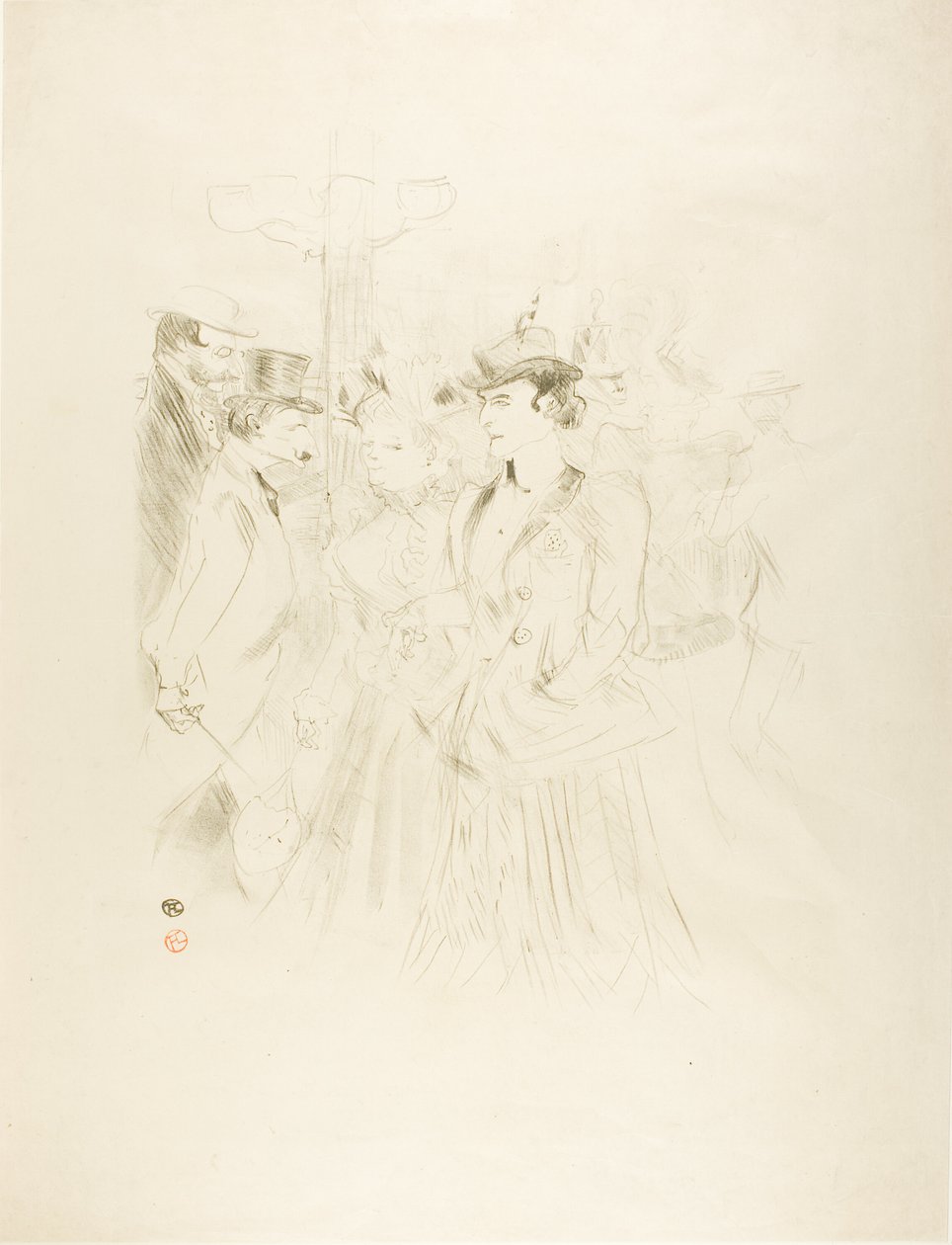 Promenade by Henri de Toulouse Lautrec