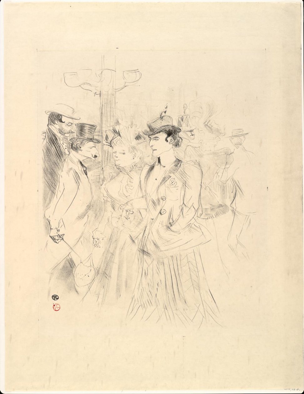 Promenade by Henri de Toulouse Lautrec