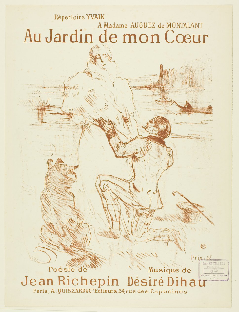Proposal (First Plate) by Henri de Toulouse Lautrec