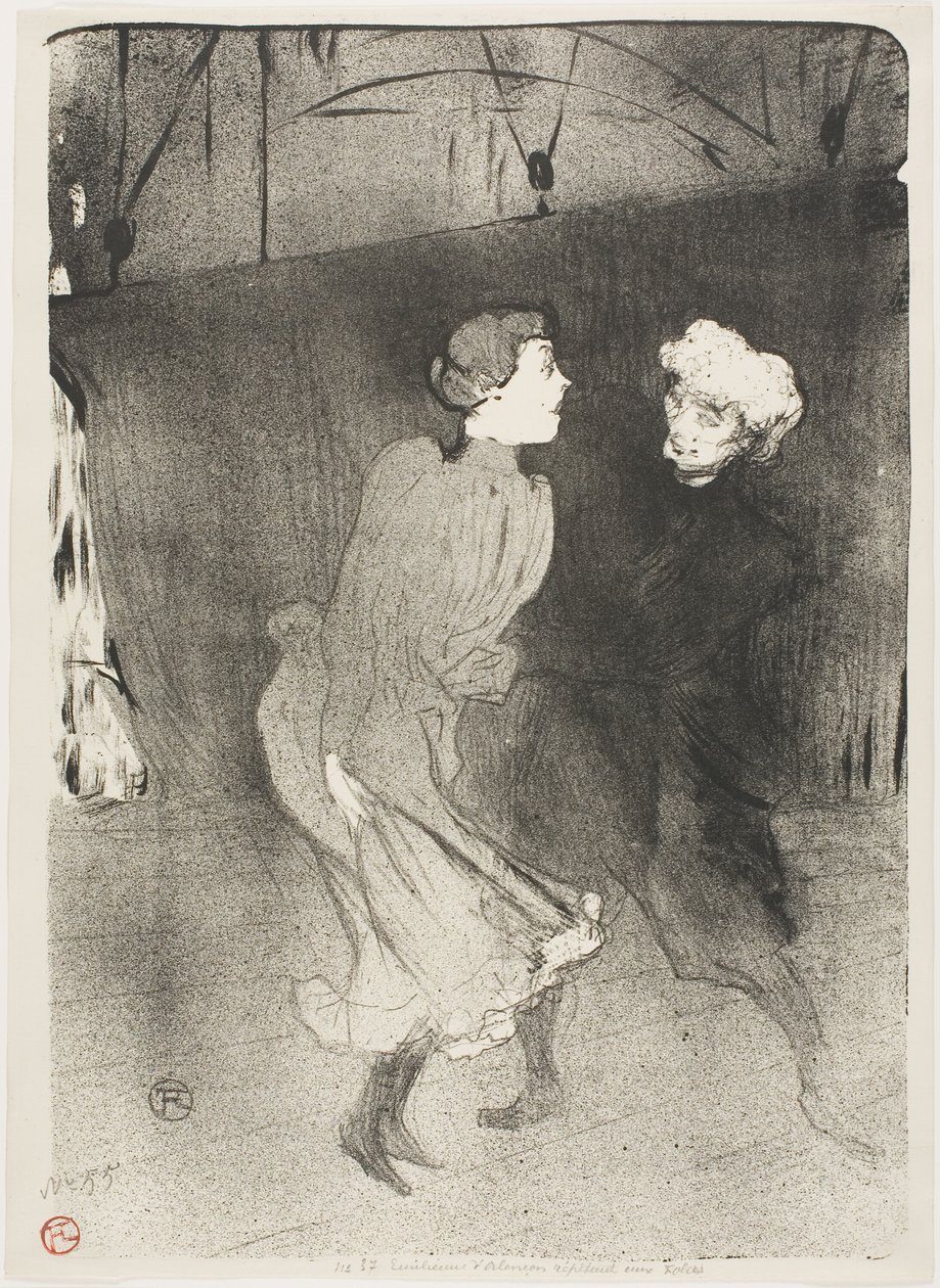 Rehearsal at the Folies-Bergère, Emilenne D