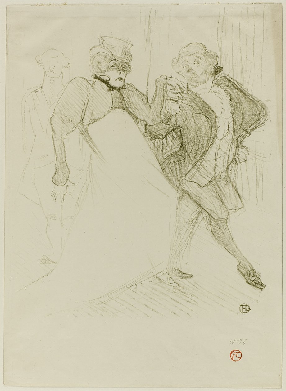 Réjane and Galipaux, in Madame Sans-Gêne by Henri de Toulouse Lautrec
