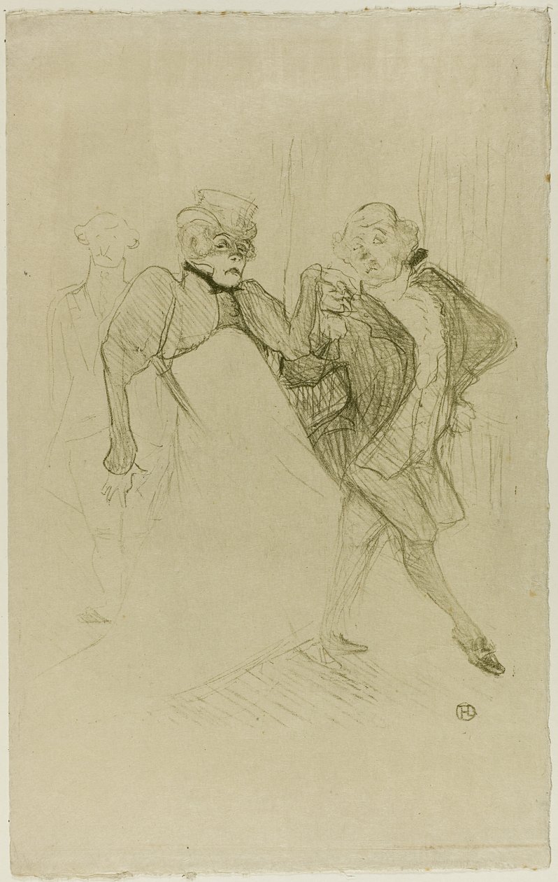 Réjane and Galipaux, in Madame Sans-Gêne by Henri de Toulouse Lautrec