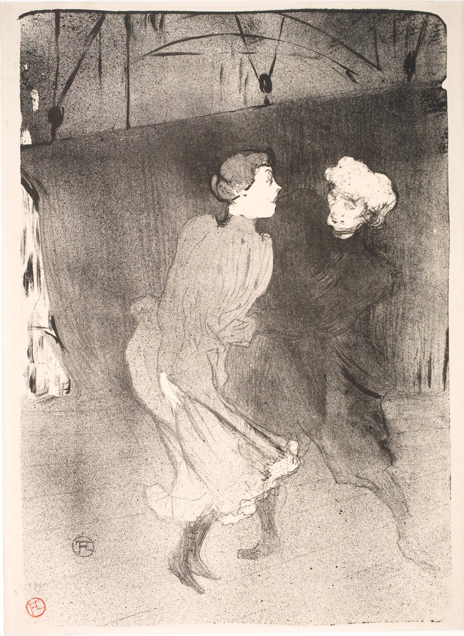General Rehearsal at the Folies Bergère, Emilienne d