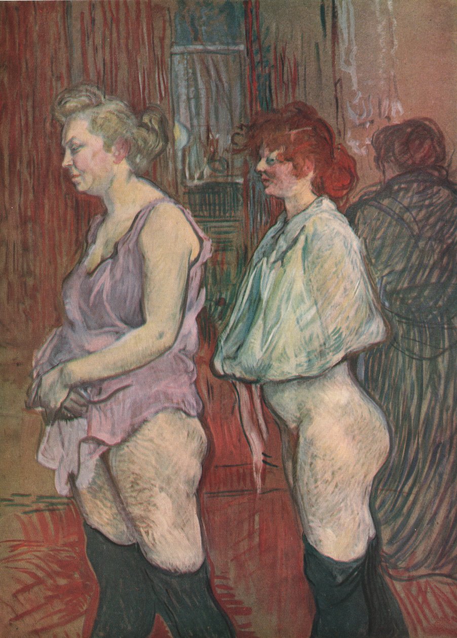 Rue des Moulins by Henri de Toulouse Lautrec