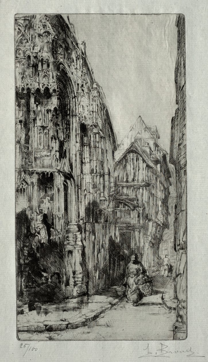 Saint-Etienne des Tonneliers in Rouen by Henri de Toulouse Lautrec