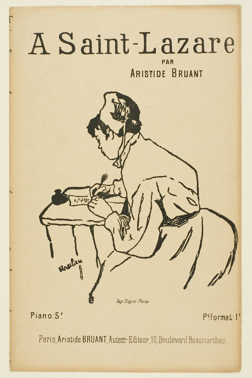 At Saint-Lazare by Henri de Toulouse Lautrec